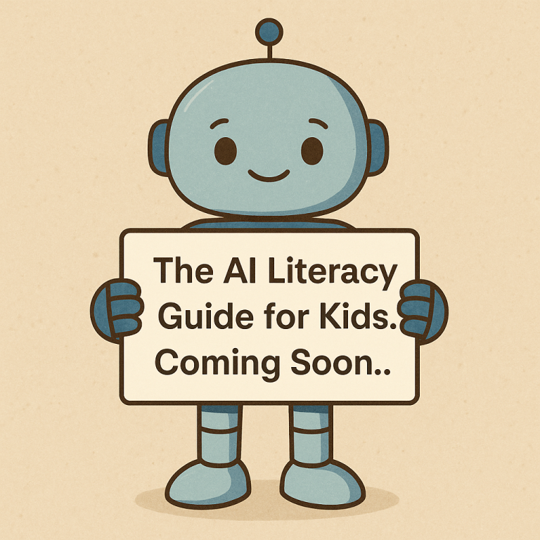 The amedion AI literacy guide for kids.